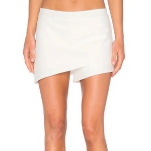 Revolve- Michelle Mason Asymmetrical Skort in Ivory